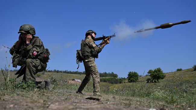 Российские военнослужащие