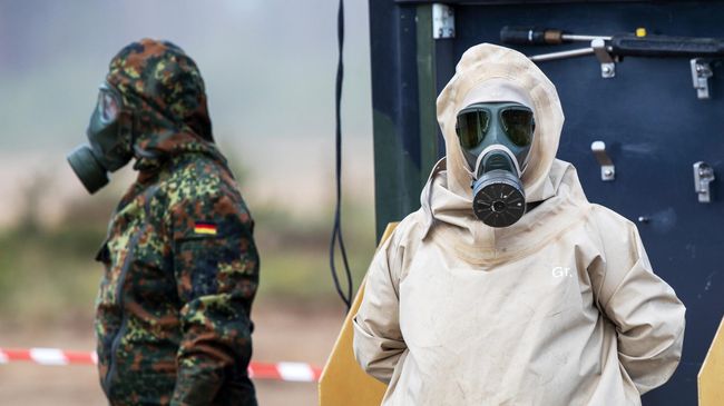 Немецкие военные во время учений в Литве