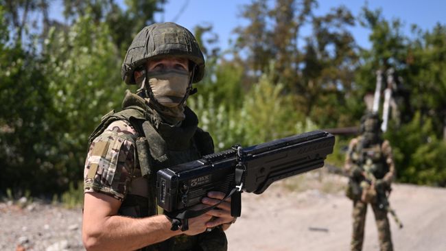 Российские военнослужащие в зоне спецоперации на Украине