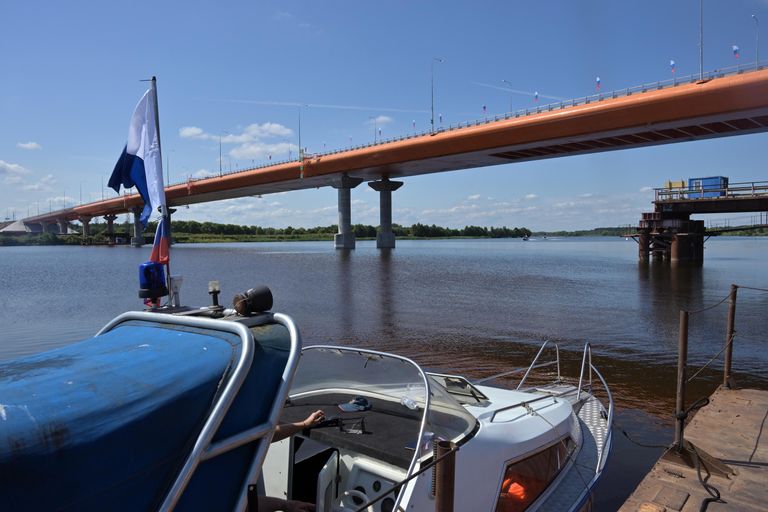 Мост северного обхода Твери на 155-м километре трассы М-11 Нева 