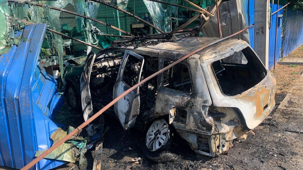 Место атаки дронов ВСУ села Отрадное Белгородского района Место атаки дронов ВСУ села Отрадное Белгородского района - РИА Новости, 1920, 18.07.2024