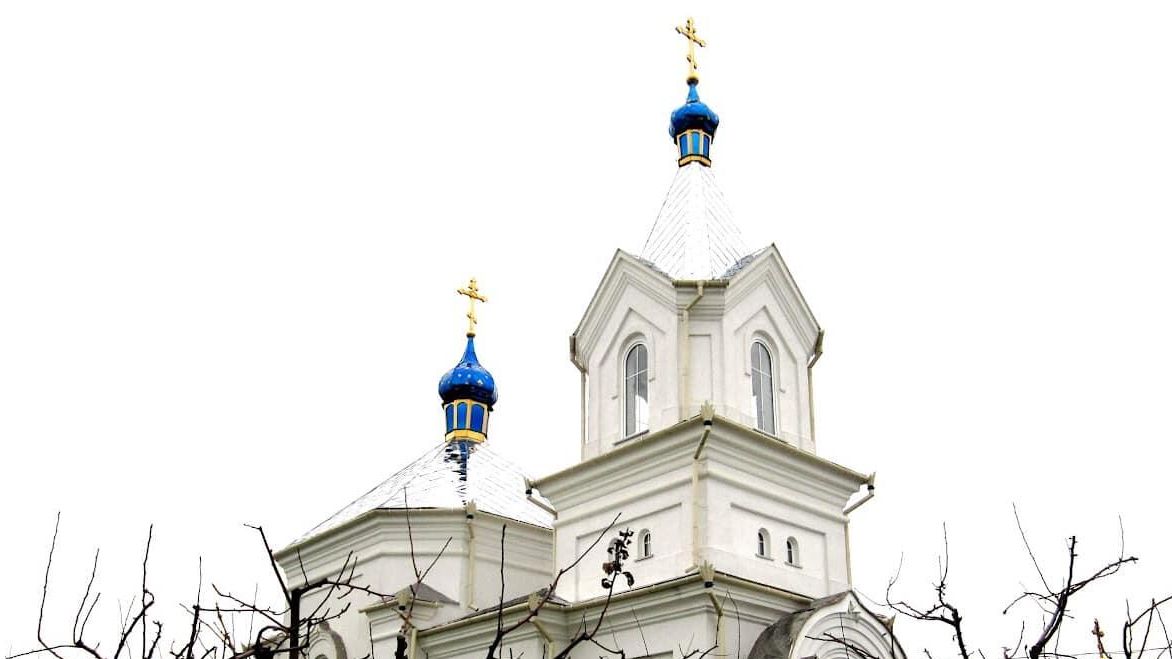 Николаевский храм Украинской православной церкви в селе Пилипы Хмельницкой области Украины - РИА Новости, 1920, 04.01.2025