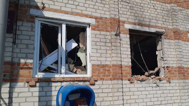 Последствия атаки беспилотников ВСУ в Белгородской области