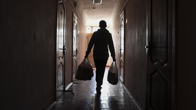 В пункте временного размещения