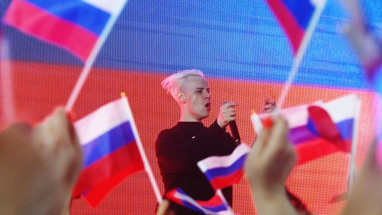 Митинг-концерт певца Ярослава Дронова у посольства США в Москве Митинг-концерт певца Ярослава Дронова у посольства США в Москве
