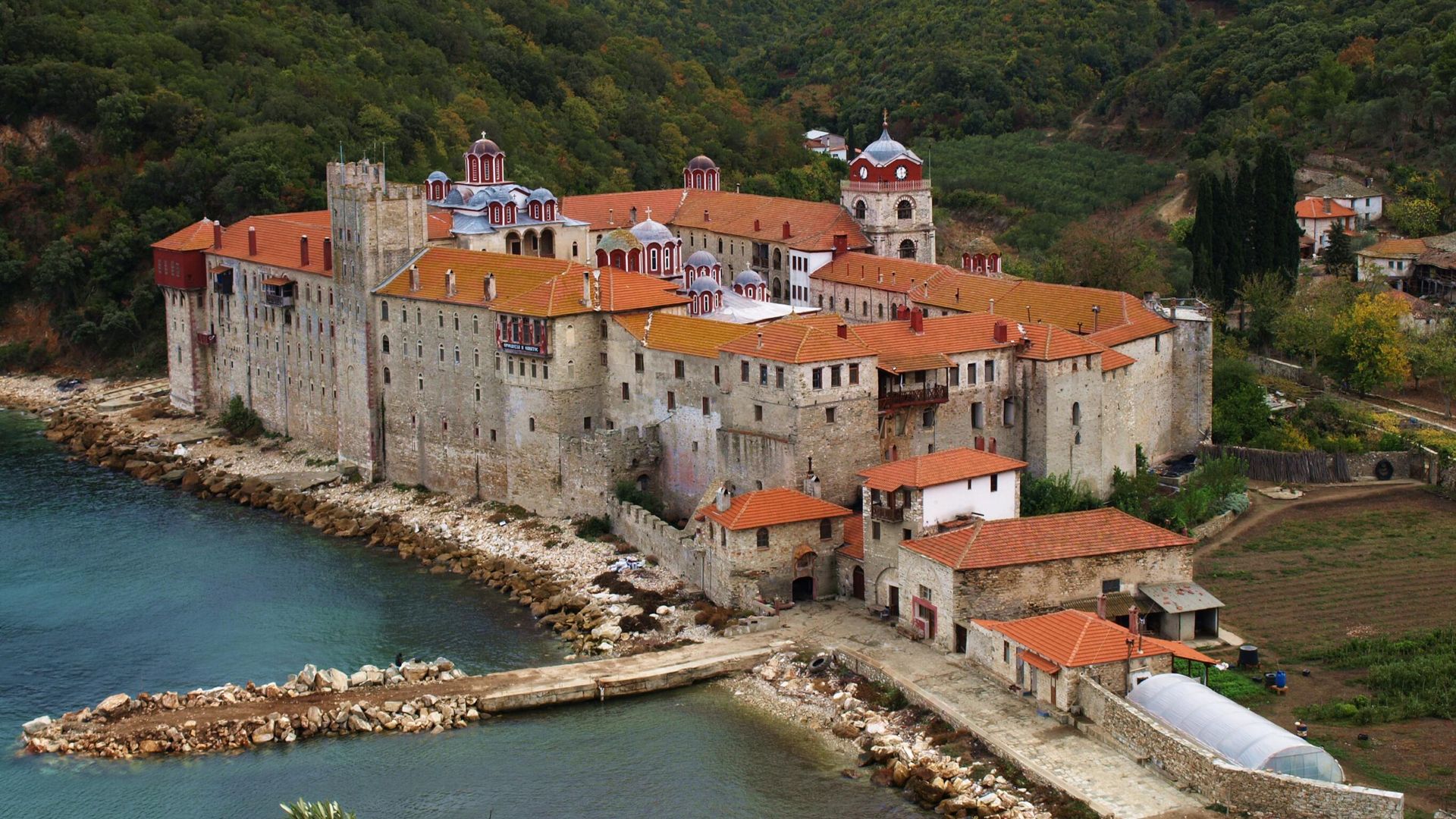 Монастырь Эсфигмен Монастырь Эсфигмен - РИА Новости, 1920, 22.08.2024
