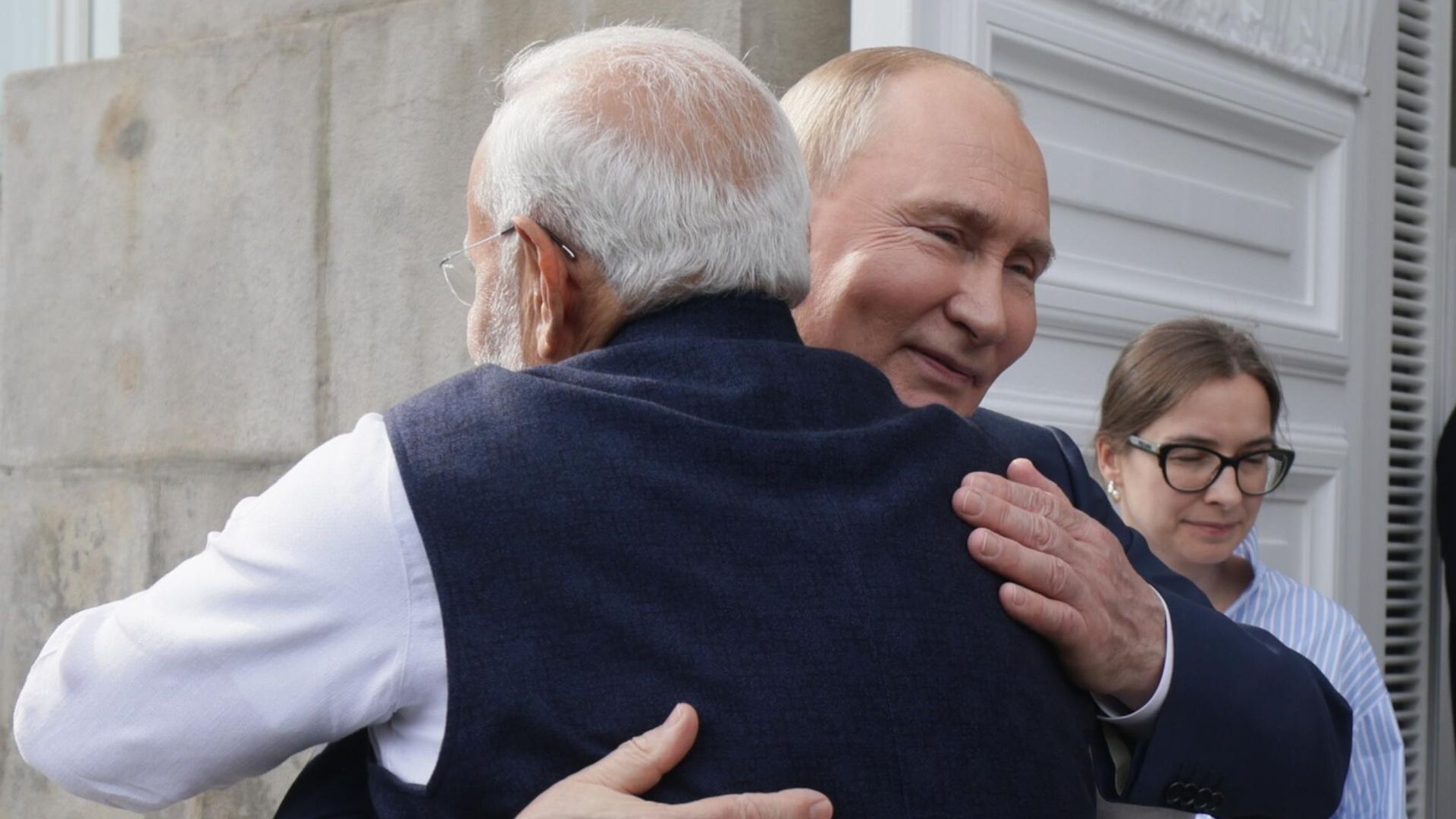 Президент РФ Владимир Путин и премьер-министр Индии Нарендра Моди (на первом плане) Президент РФ Владимир Путин и премьер-министр Индии Нарендра Моди (на первом плане) - РИА Новости, 1920, 07.10.2025