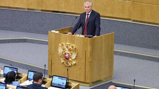 Председатель Государственной Думы РФ Вячеслав Володин