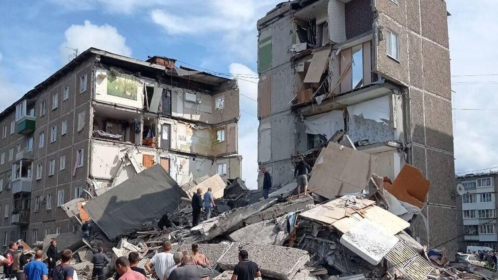 Обрушение жилого дома в Нижнем Тагиле Обрушение жилого дома в Нижнем Тагиле - РИА Новости, 1920, 02.08.2024
