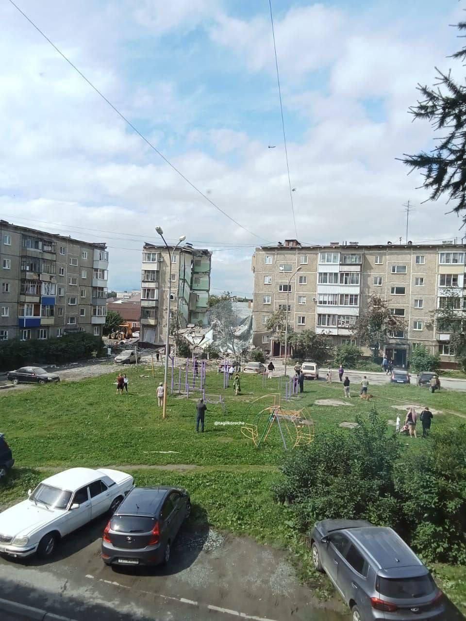 Обрушение жилого дома в Нижнем Тагиле Обрушение жилого дома в Нижнем Тагиле - РИА Новости, 1920, 01.08.2024