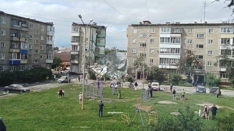 Обрушение жилого дома в Нижнем Тагиле Обрушение жилого дома в Нижнем Тагиле