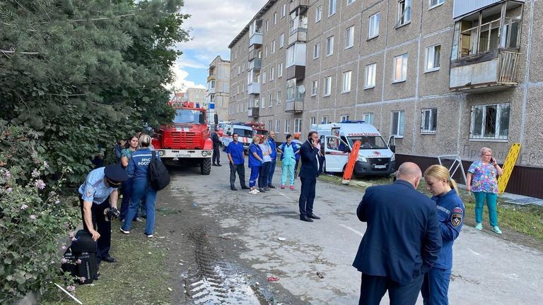 Взрыв в жилом доме в Нижним Тагиле Взрыв в жилом доме в Нижним Тагиле
