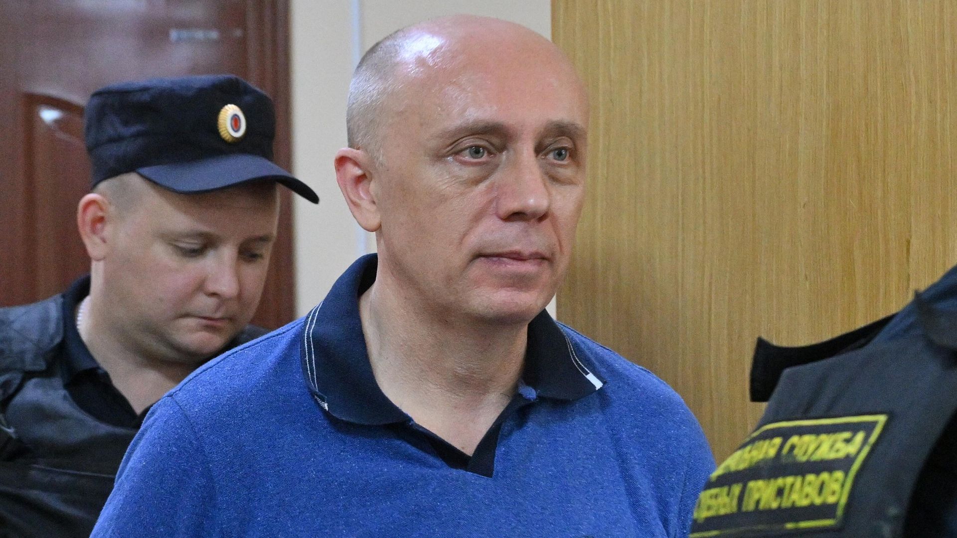 Бывший начальник управления по противодействию коррупции Федеральной таможенной службы Дмитрий Мурышов в 235-м гарнизонном военном суде в Москве Бывший начальник управления по противодействию коррупции Федеральной таможенной службы Дмитрий Мурышов в 235-м гарнизонном военном суде в Москве - РИА Новости, 1920, 07.08.2024