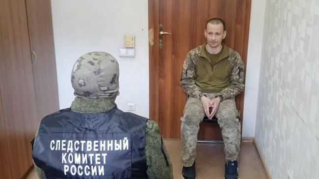Украинский морпех Леонид Шкильнюк, осужденный на 21 год колонии строгого режима за расстрел машины с мирным жителем в 2022 году в Мариуполе