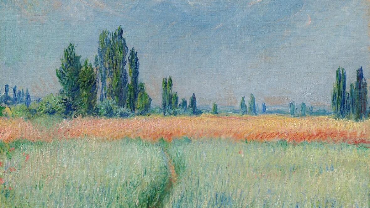 Картина французского импрессиониста Клода Моне Пшеничное поле - РИА Новости, 1920, 08.08.2024