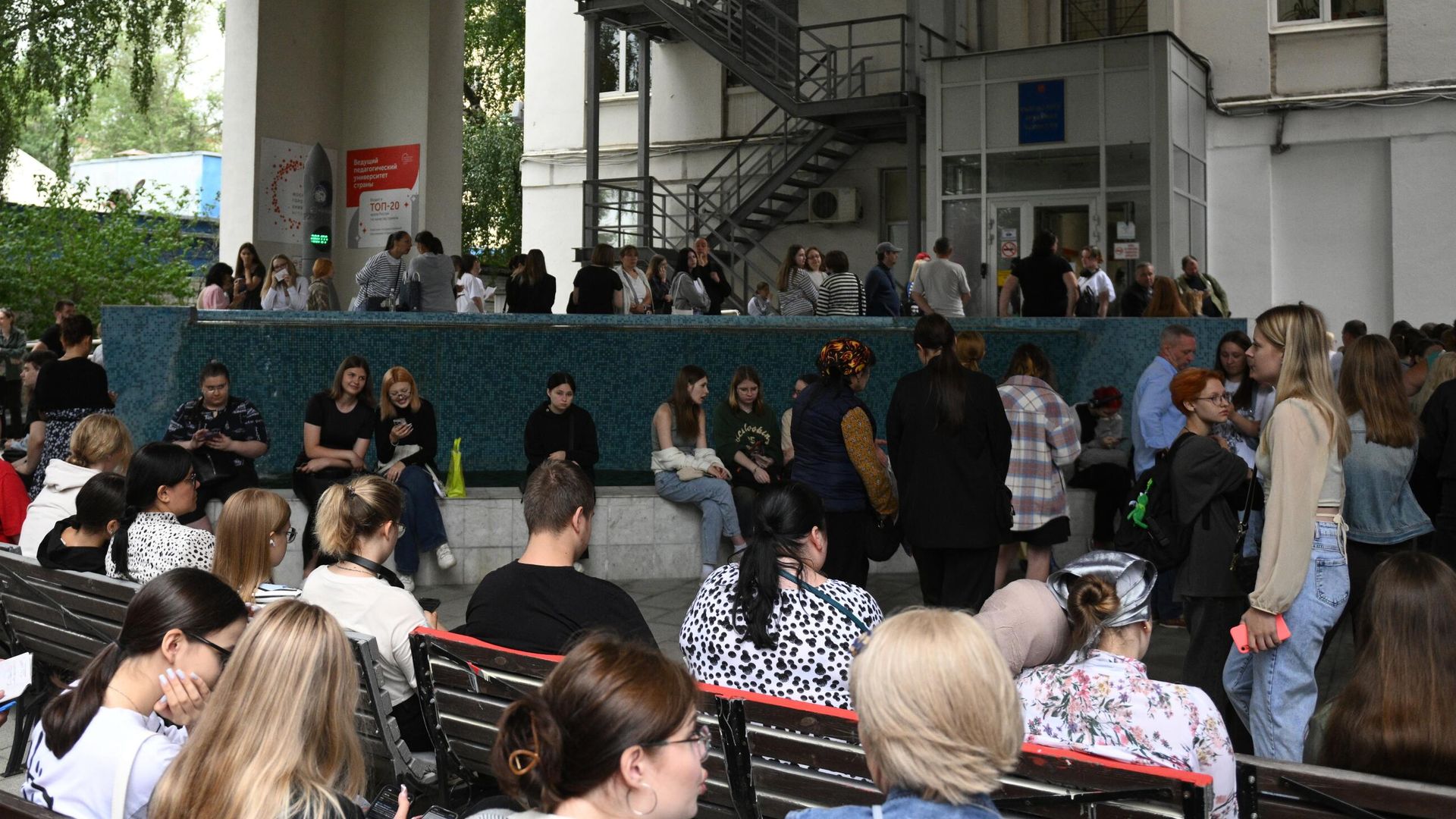Абитуриенты университета в Москве Абитуриенты университета в Москве - РИА Новости, 1920, 08.08.2024