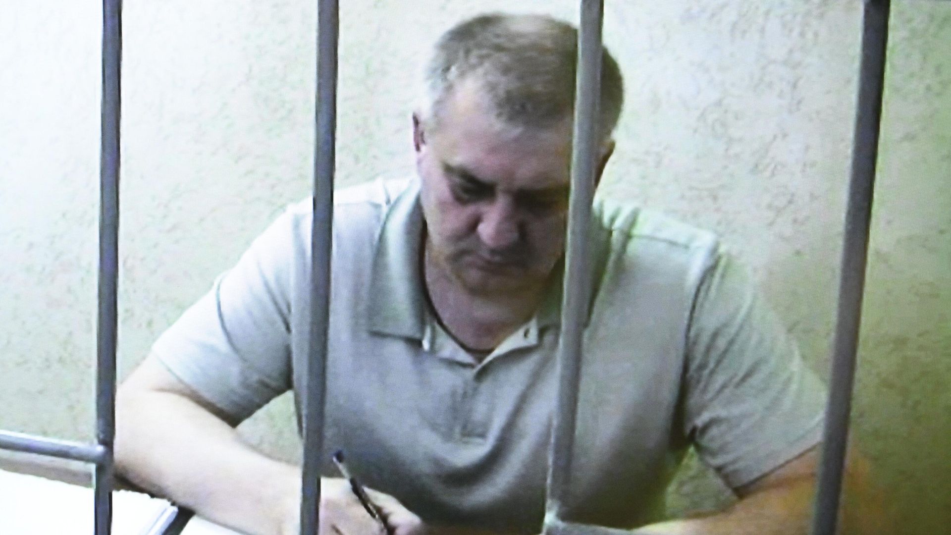 Начальник главного управления связи ВС РФ, замглавы Генштаба Вадим Шамарин принимает участие в заседании суда по видеосвязи из СИЗО Начальник главного управления связи ВС РФ, замглавы Генштаба Вадим Шамарин принимает участие в заседании суда по видеосвязи из СИЗО - РИА Новости, 1920, 09.08.2024