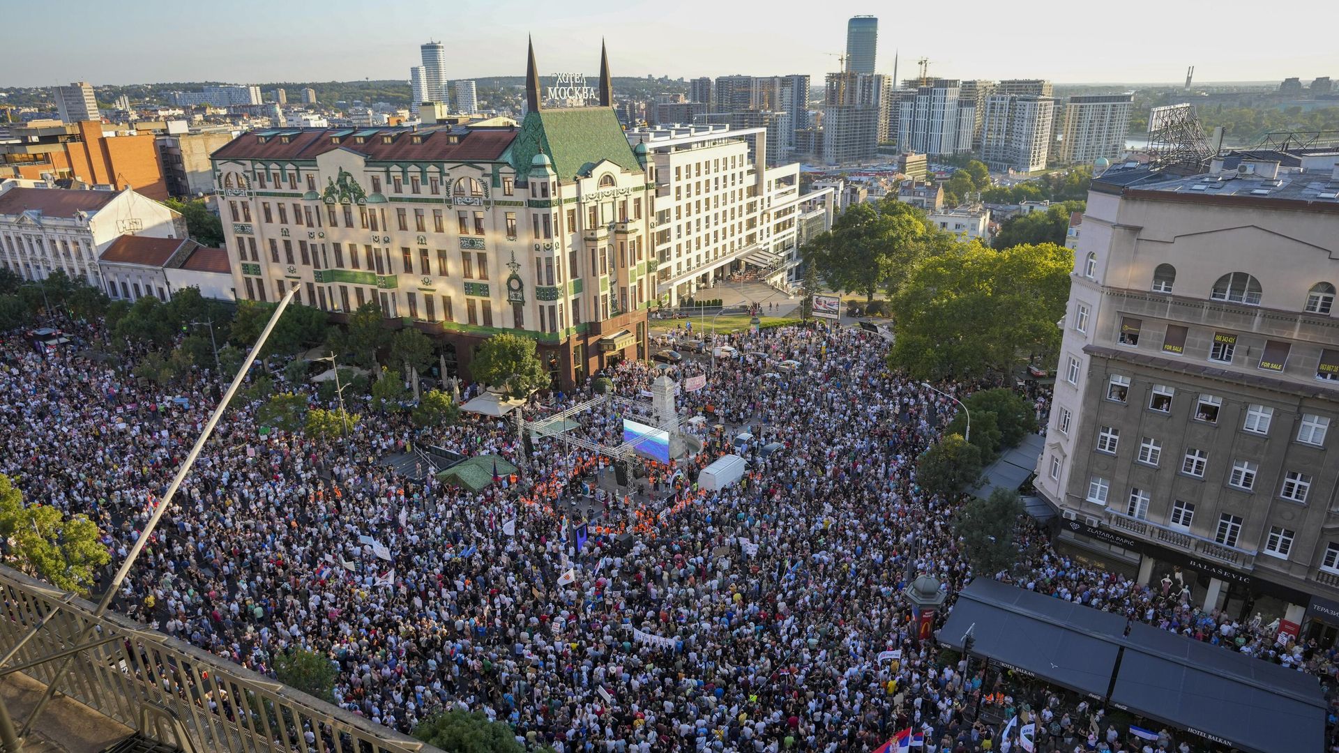 Акция протеста против добычи лития в Белграде, Сербия Акция протеста против добычи лития в Белграде, Сербия - РИА Новости, 1920, 10.08.2024