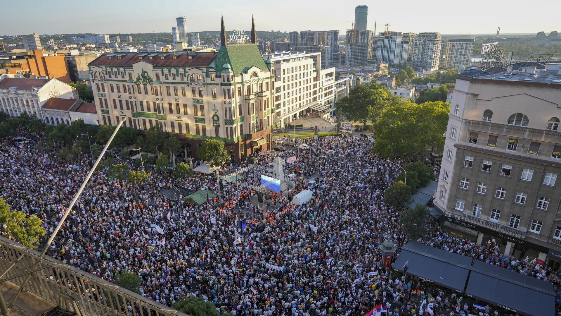 Акция протеста против добычи лития в Белграде, Сербия Акция протеста против добычи лития в Белграде, Сербия - РИА Новости, 1920, 11.08.2024