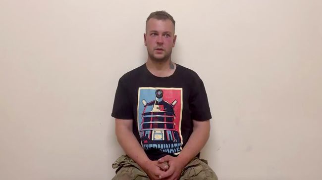 Задержанный военнослужащий 80-й отдельной десантно-штурмовой бригады ВСУ в Курской области