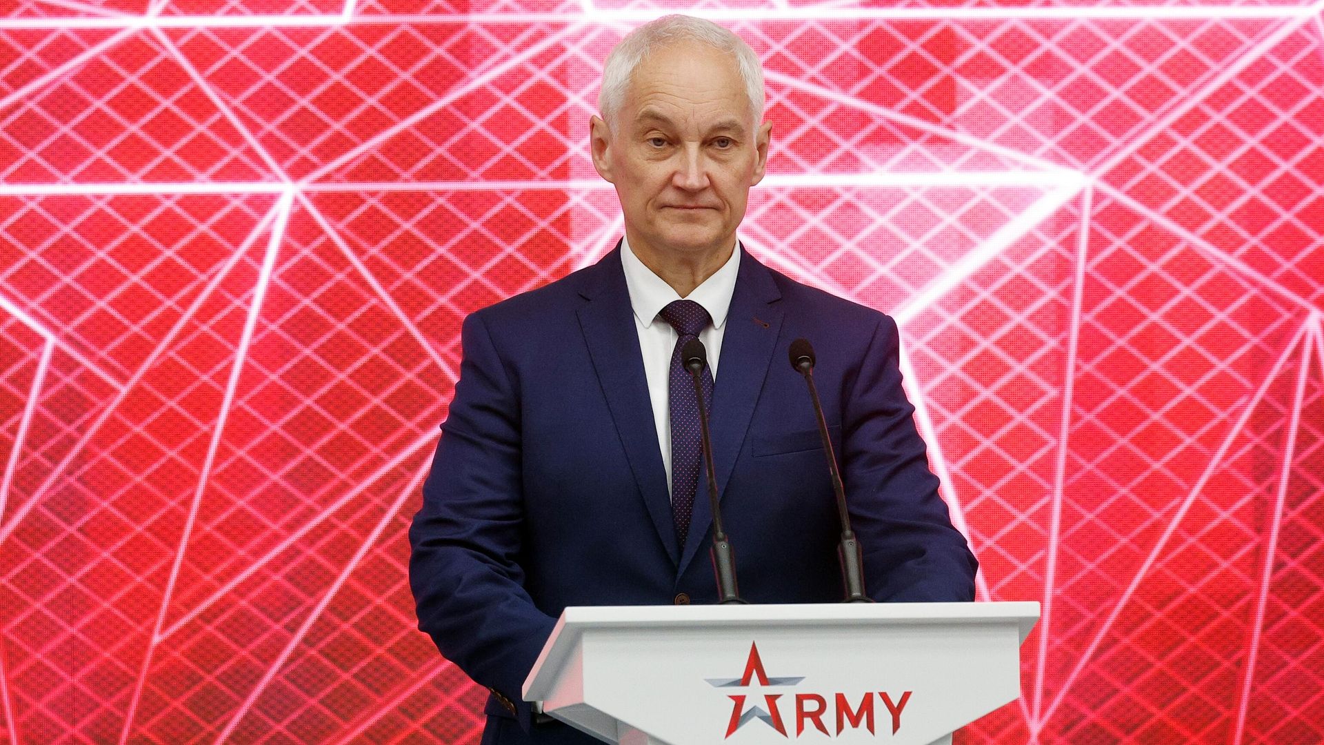 Министр обороны РФ Андрей Белоусов выступает на Х Международном военно-техническом форуме Армия-2024 в Конгрессно-выставочном центре Патриот. 12 августа 2024 Министр обороны РФ Андрей Белоусов выступает на Х Международном военно-техническом форуме Армия-2024 в Конгрессно-выставочном центре Патриот. 12 августа 2024 - РИА Новости, 1920, 12.08.2024