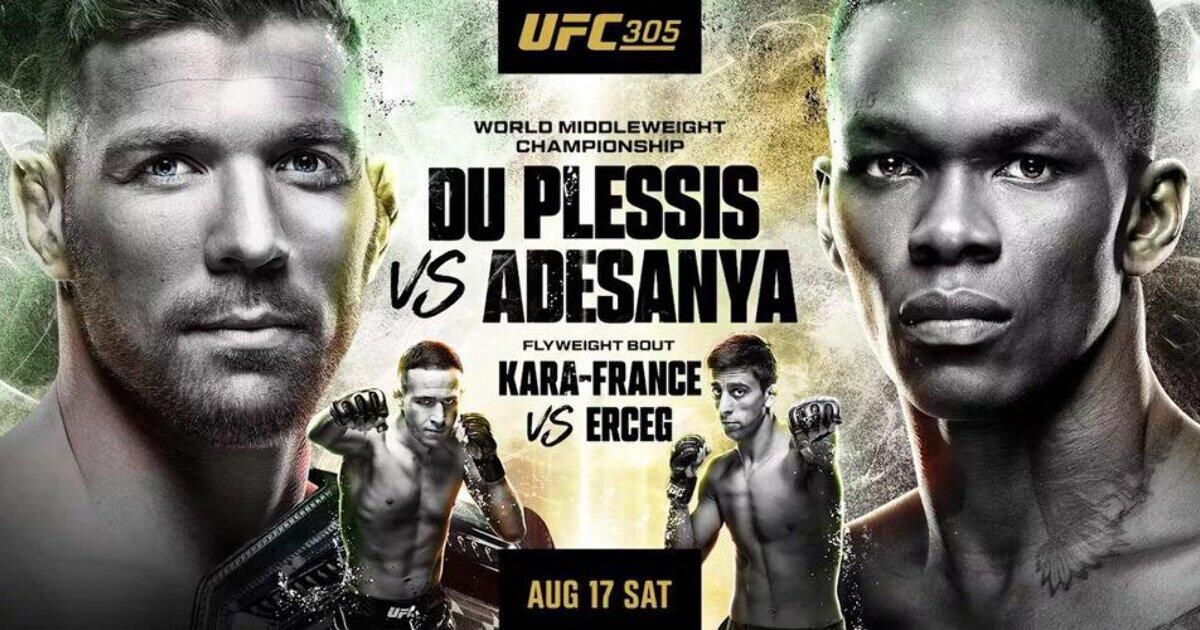Официальный постер турнира UFC 305 Официальный постер турнира UFC 305 - РИА Новости, 1920, 18.08.2024