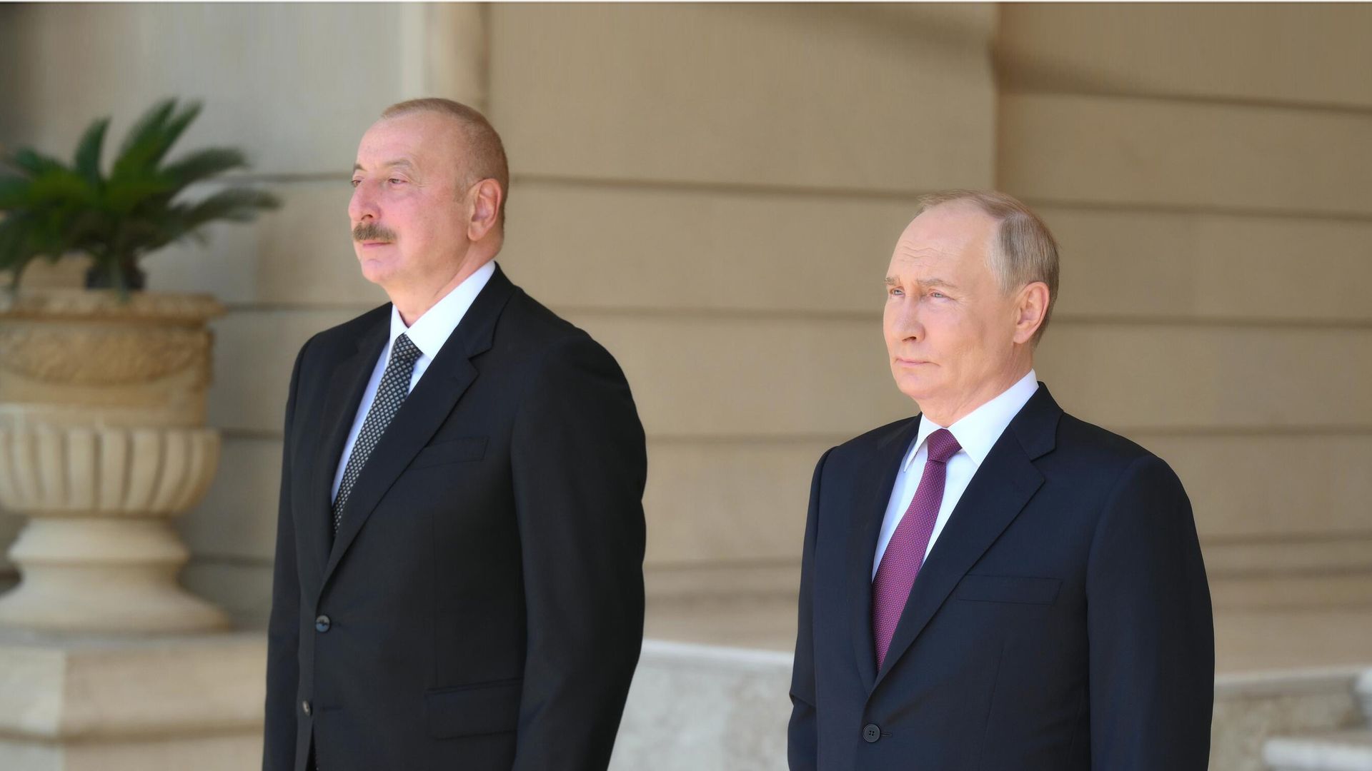Президент РФ Владимир Путин и президент Азербайджана Ильхам Алиев Президент РФ Владимир Путин и президент Азербайджана Ильхам Алиев - РИА Новости, 1920, 07.09.2026