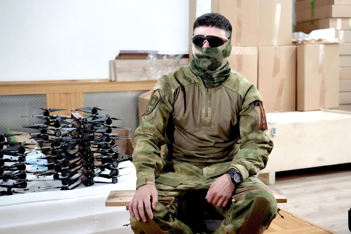 Командир подразделения БПЛА 116-й отдельной бригады особого назначения Росгвардии Ильвир Командир подразделения БПЛА 116-й отдельной бригады особого назначения Росгвардии Ильвир