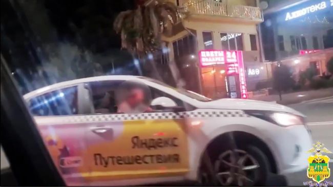 Задержание пьяного таксиста в Сочи