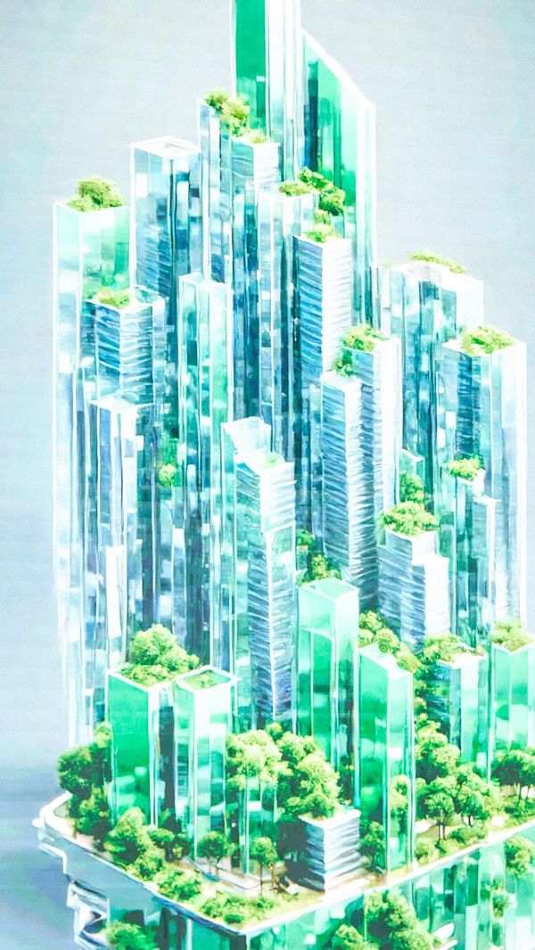 Инсталляция Дом 2030 на форуме-фестивале Территория будущего. Москва 2030 в парке Зарядье