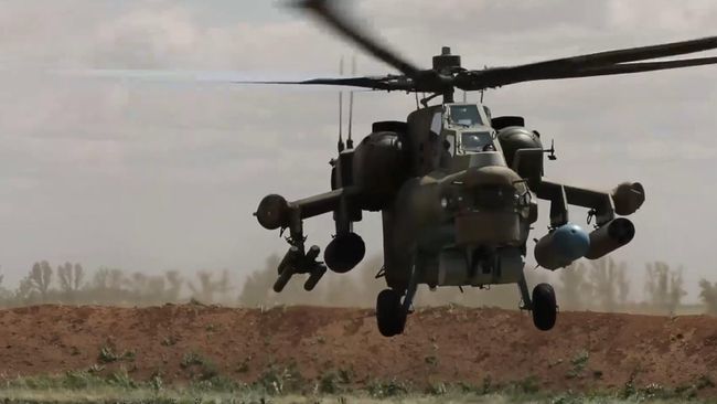 Российский вертолет Ми-28НМ