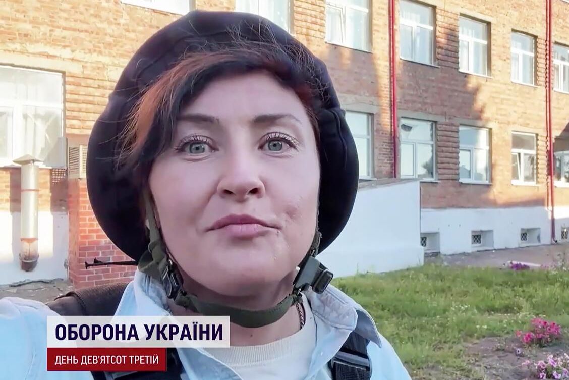 Кадр репортажа Натальи Нагорной из Курской области Кадр репортажа Натальи Нагорной из Курской области - РИА Новости, 1920, 27.08.2024