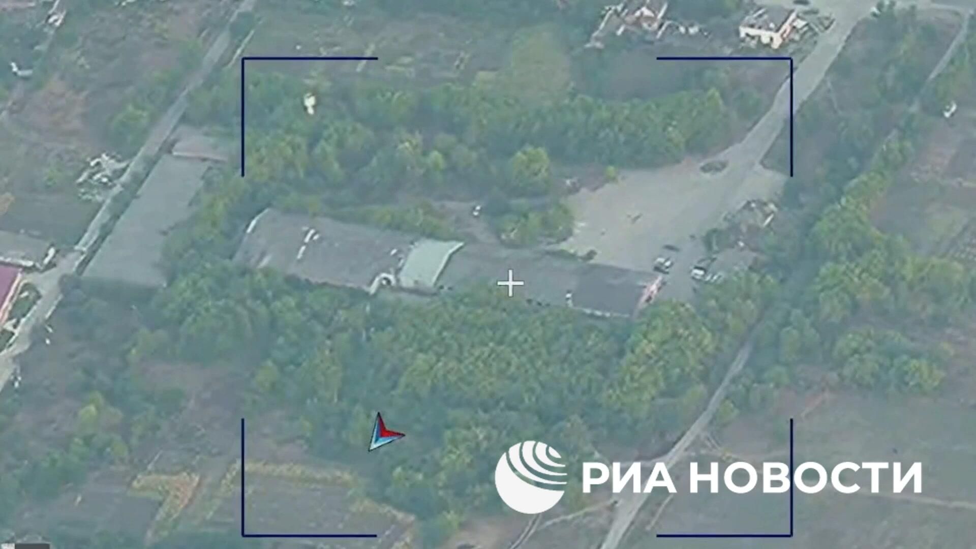 Уничтожение склада ВСУ в Сумской области Уничтожение склада ВСУ в Сумской области - РИА Новости, 1920, 31.08.2024