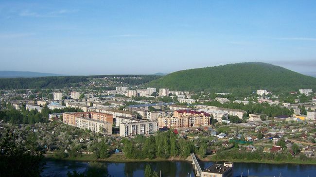 Вид на город Аша