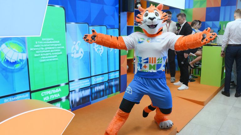 Тигр - талисман Всемирных игр Дружбы Тигр - талисман Всемирных игр Дружбы