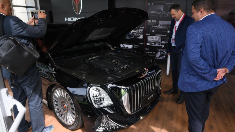 Автомобиль Хончи L1 (Hongqi L1) на ВЭФ-2024 Автомобиль Хончи L1 (Hongqi L1) на ВЭФ-2024