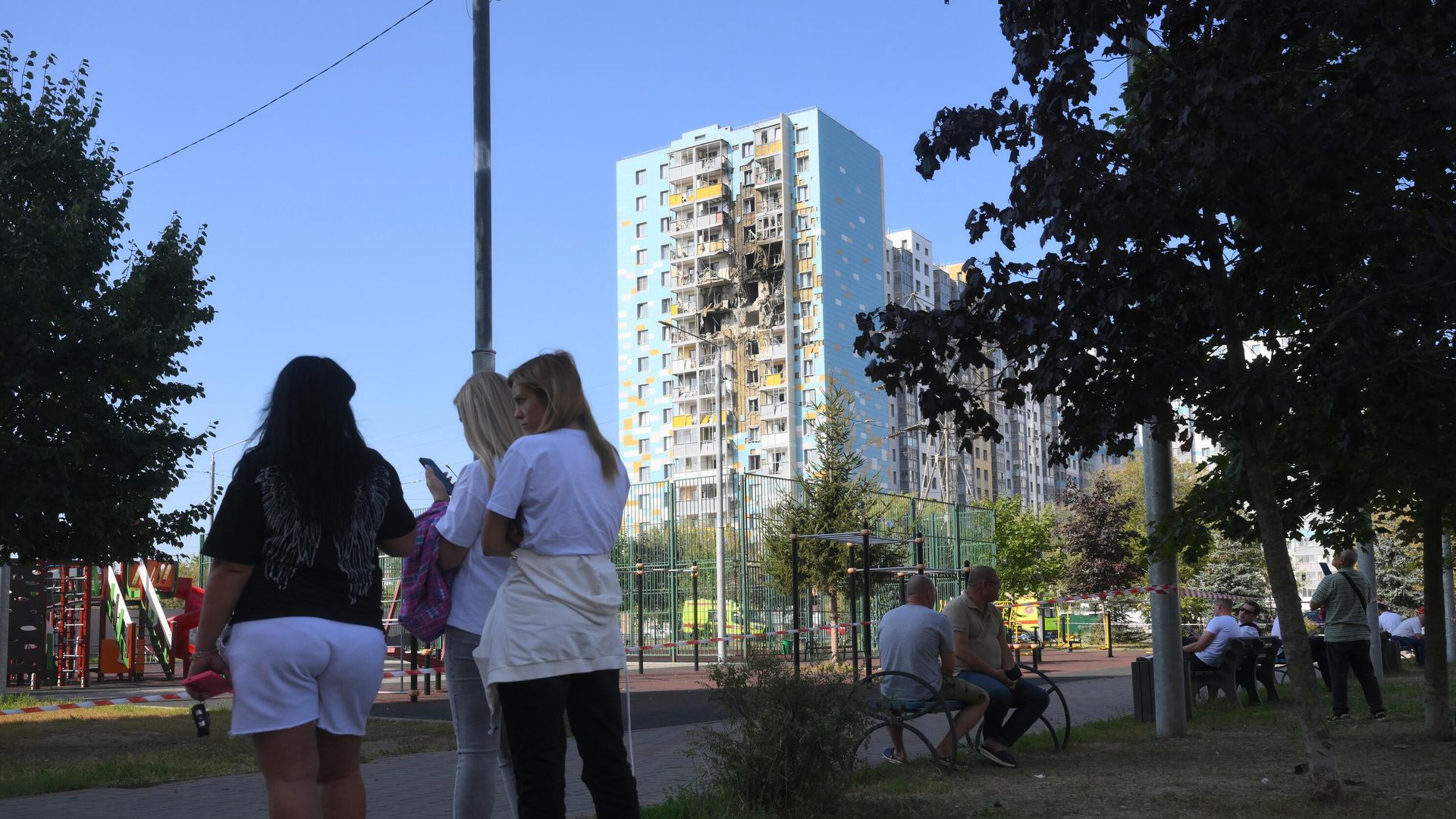 Последствия атаки БПЛА в Раменском Последствия атаки БПЛА в Раменском - РИА Новости, 1920, 10.09.2024