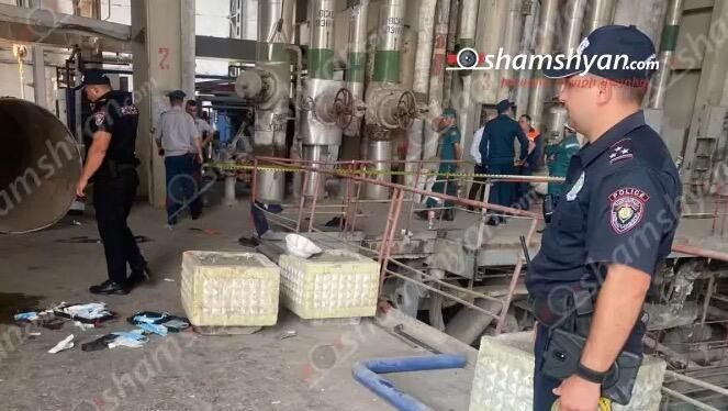 Полиция на месте взрыва в литейном цеху Разданской ТЭС в Армении Полиция на месте взрыва в литейном цеху Разданской ТЭС в Армении - РИА Новости, 1920, 10.09.2024