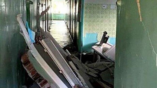 Дом в Перми, где произошло обрушение перегородок на первом этаже и в подвале