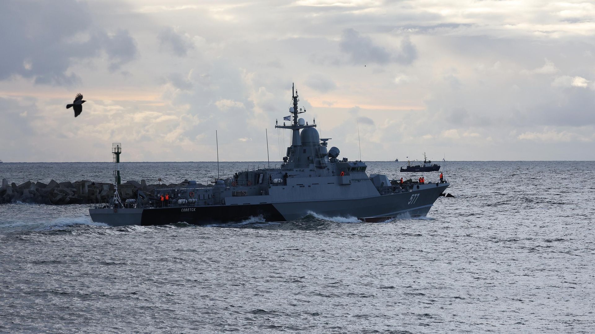 Малый ракетный корабль Советск в Балтийском море Малый ракетный корабль Советск в Балтийском море - РИА Новости, 1920, 27.05.2025