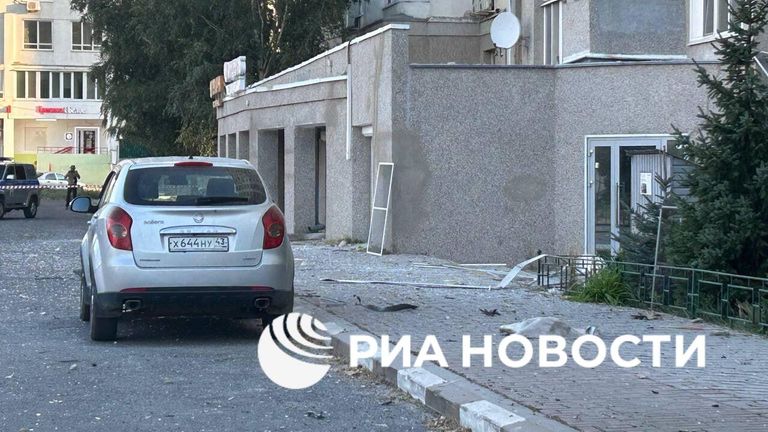 Последствия обстрела Белгорода