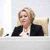 Валентина Матвиенко на заседании Совета Федерации
