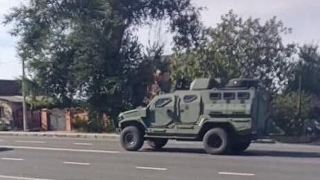 Военная техника украинских боевиков в городе Николаев Военная техника украинских боевиков в городе Николаев - РИА Новости, 1920, 26.09.2024