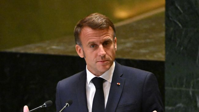 Президент Франции Эмманюэль Макрон