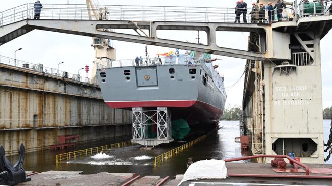 На судостроительном заводе ОСК Северная верфь