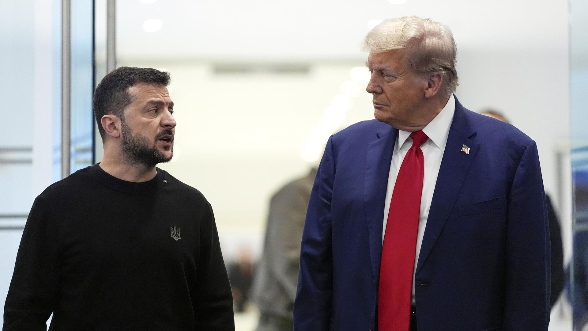 Владимир Зеленский и Дональд Трамп во время встречи в Трамп-тауэр в Нью-Йорке Владимир Зеленский и Дональд Трамп во время встречи в Трамп-тауэр в Нью-Йорке - РИА Новости, 1920, 12.10.2024