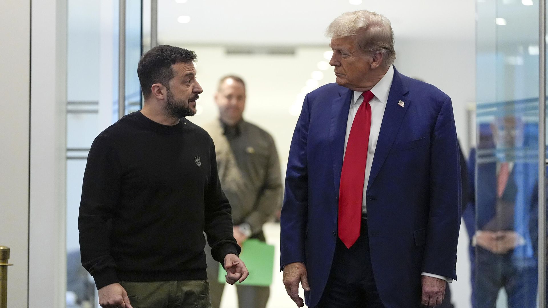 Владимир Зеленский и Дональд Трамп Владимир Зеленский и Дональд Трамп - РИА Новости, 1920, 19.02.2025