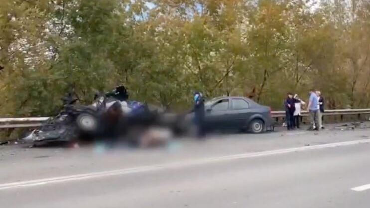 На месте ДТП в Кемерово. Кадр видео На месте ДТП в Кемерово. Кадр видео - РИА Новости, 1920, 28.09.2024