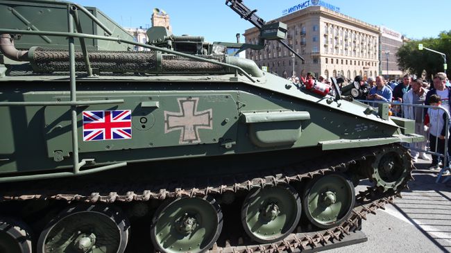 Открытие выставки трофейной техники в Волгограде