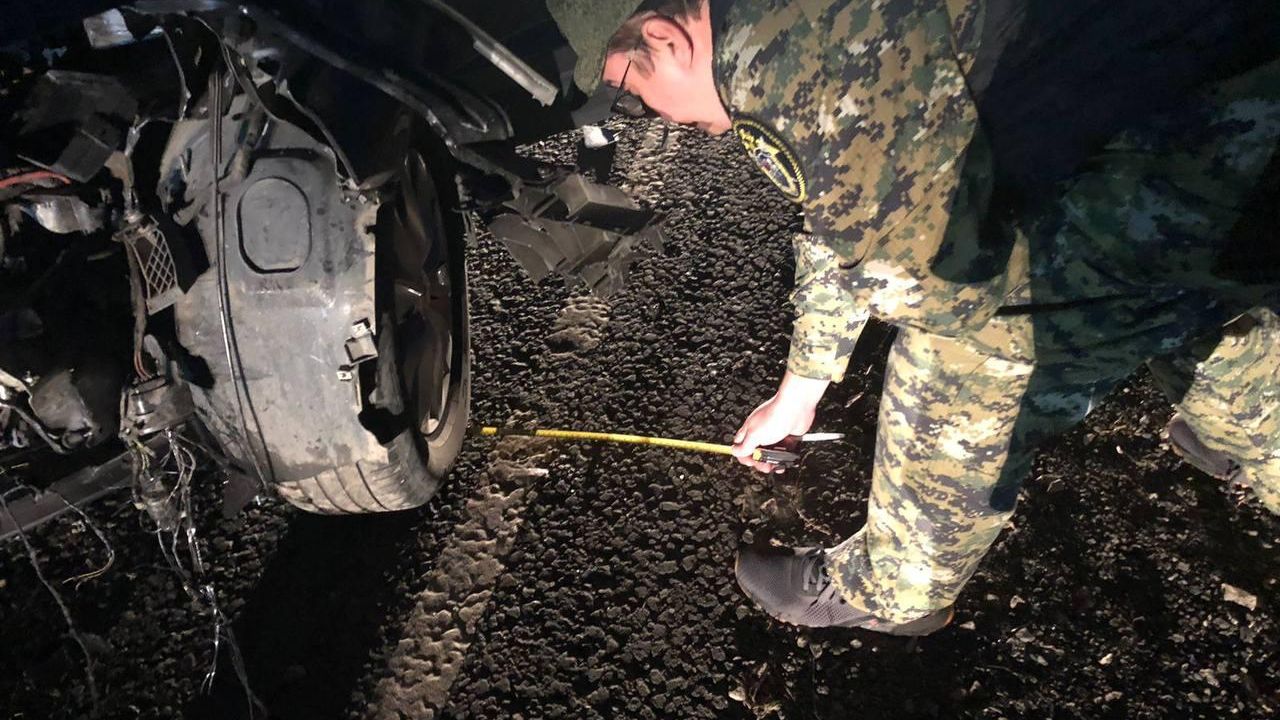Место лобового столкновения двух легковых автомобилей в Самарской области Место лобового столкновения двух легковых автомобилей в Самарской области - РИА Новости, 1920, 29.09.2024
